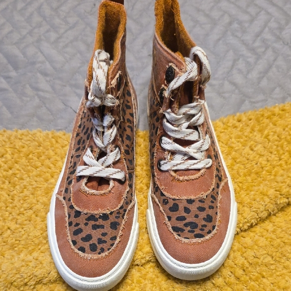 Blowfish Shoes - Blowfish Desert Caramel High-Top Sneakers
